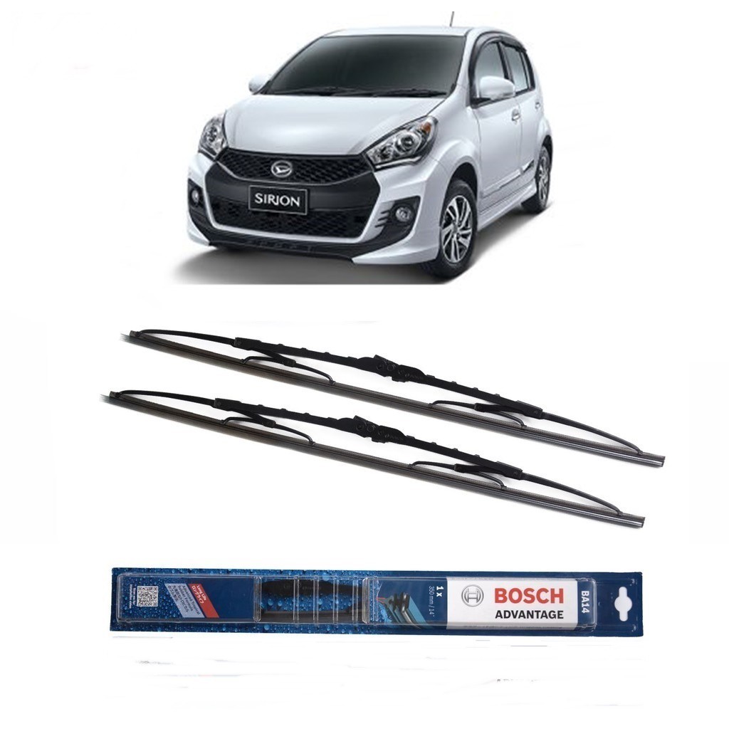 Bosch Wiper Daihatsu Sirion Frame Besi - 2 buah/Set 16-21