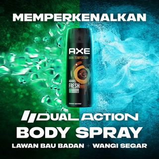 Jual AXE DEODORANT BODYSPRAY DARK TEMPTATION 135ML Twinpack Indonesia