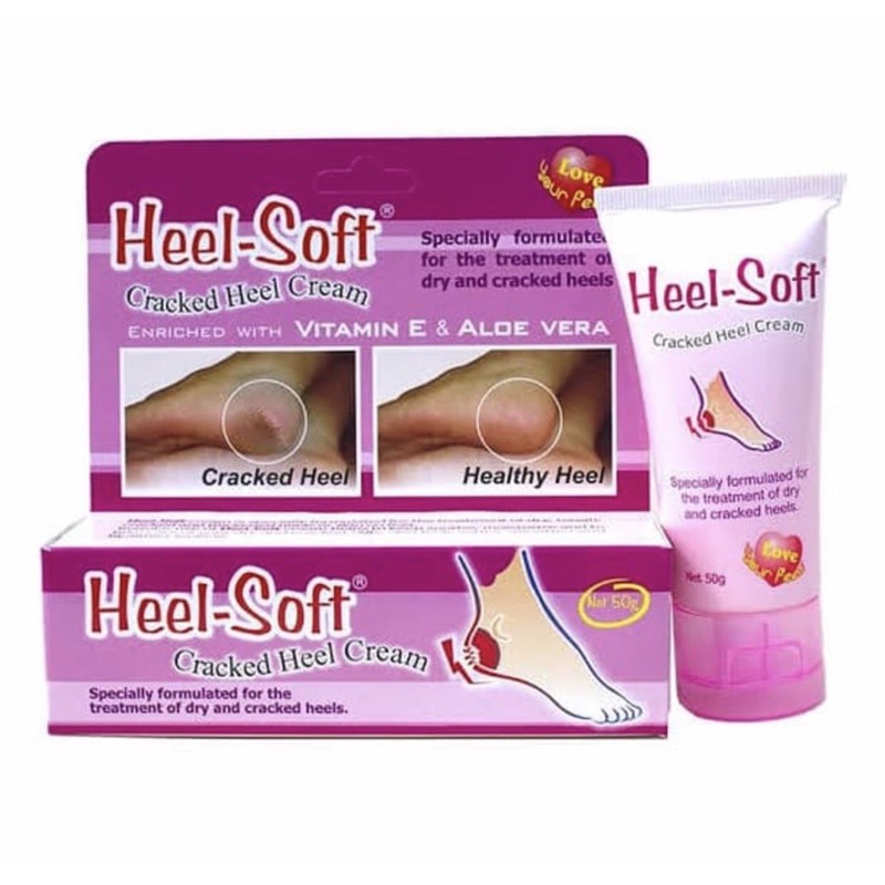 Heel soft cream 20 gram ( melembabkan kulit kaki kering &amp; pecah-pecah )