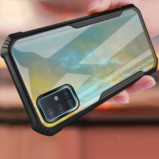 Case Samsung A71  A51 A91 Shokproof Armor Transparan Premium Softcase TA