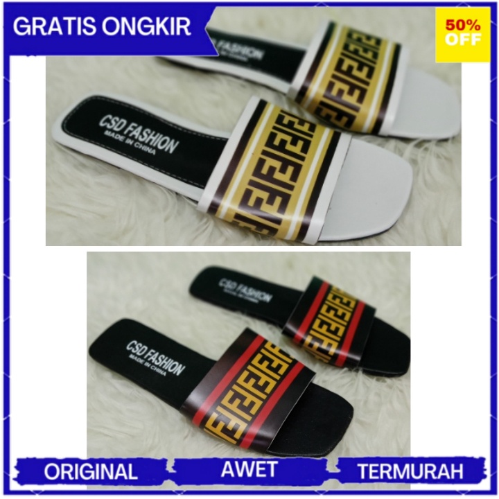 SITI SHOP 1212 - (BAYAR DITEMPAT) TERBARU DAN TERLARIS ( CUCI GUDANG ) Sandal Teplek CSD FASHION