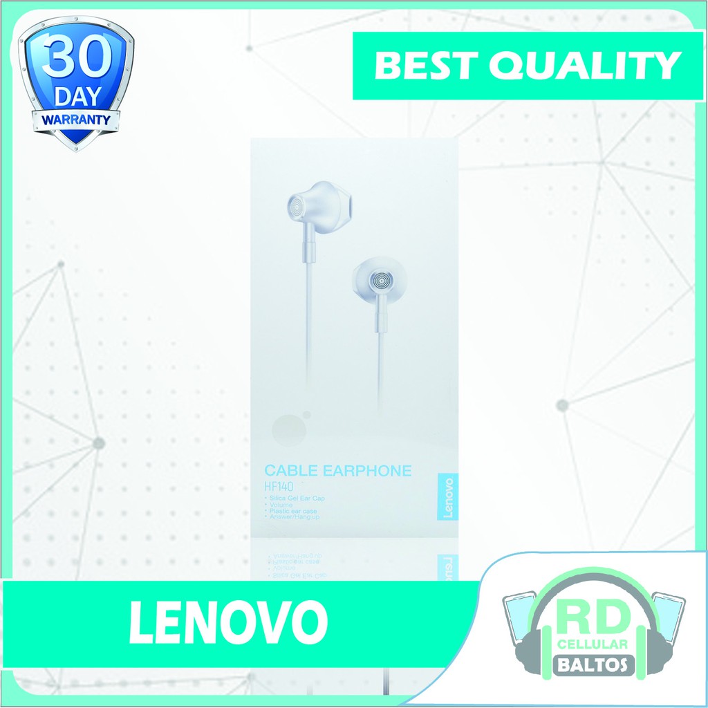 Earphone Headset Lenovo HF140 Metal Original
