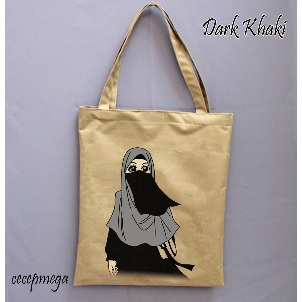 Jual tote bag / totebag barbie desgin DSN003 Diskon