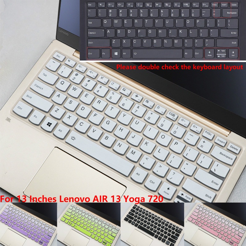 For 13 Inches Lenovo AIR 13 Yoga 720 Soft Ultra-thin Silicone Laptop Keyboard Cover Protector