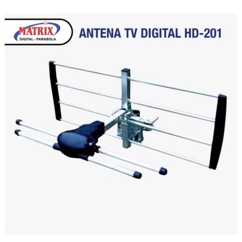 Antena TV Digital Matrix HD 201 Hd-201 untuk STB Set Top Box Analog murah