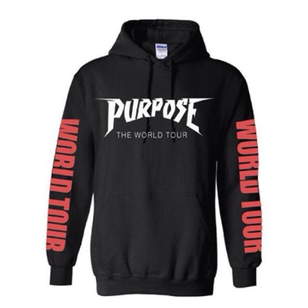 Jaket zipper hoodie purpose tour