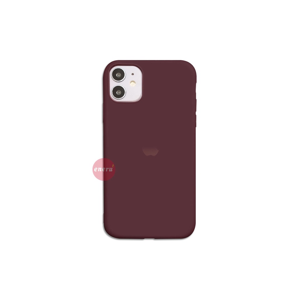 Soft Case Ip 11 Maroon Super Slim
