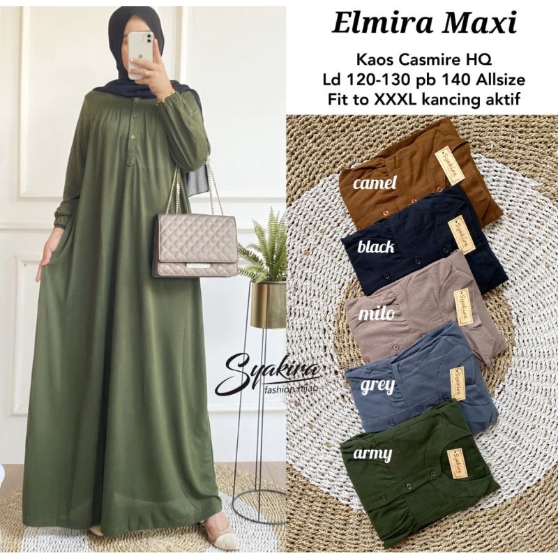 Elmira Maxi dress Almira gamis almira