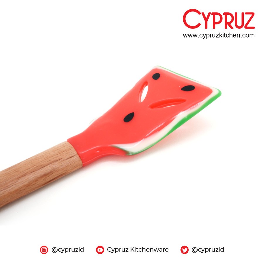 Cypruz Spatula Turner Lubang Semangka Series AM-0971