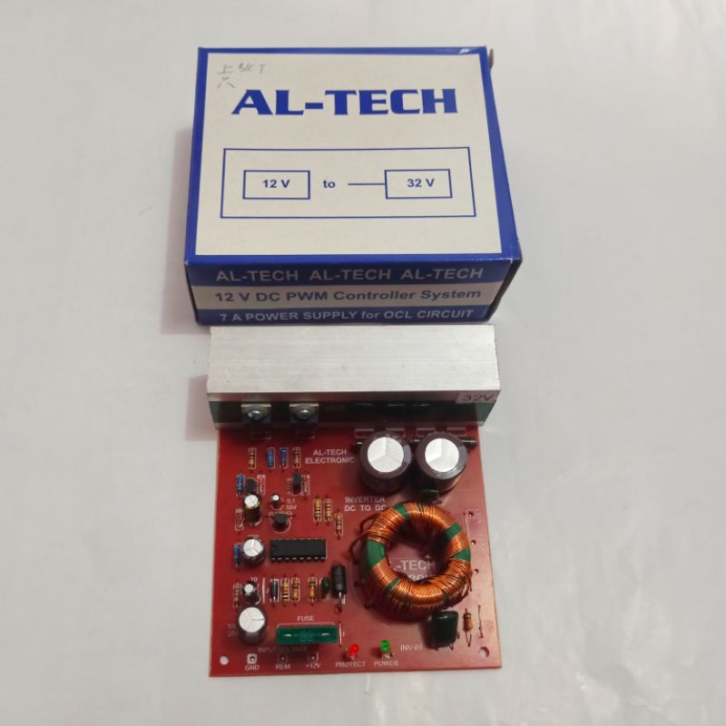 Inverter 12V DC To 32V Simetris DC PWM Controller System Inverter DC To DC