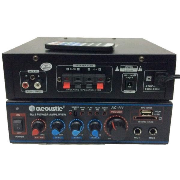 Amplifier mp3 USB Karauke AC DC Acoustic AC 111