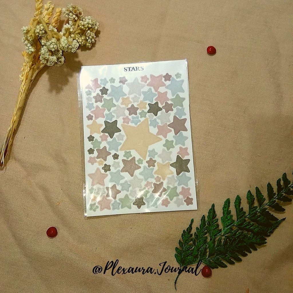 

Sticker Star Kiss Cut Scrapbook Bujo Bogor