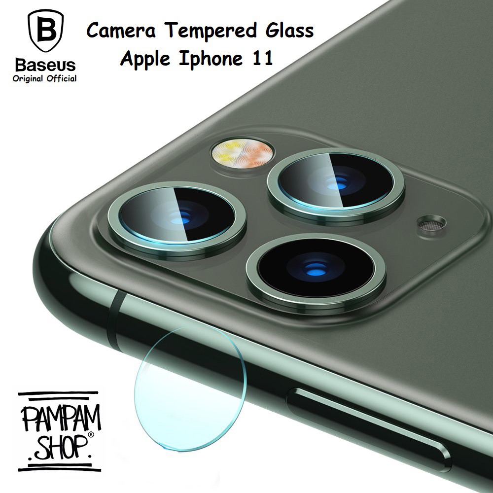 BASEUS ORIGINAL Camera Lens Tempered Glass Kamera Apple Iphone 11 6.1 Inch Pelindung Anti Gores Kaca