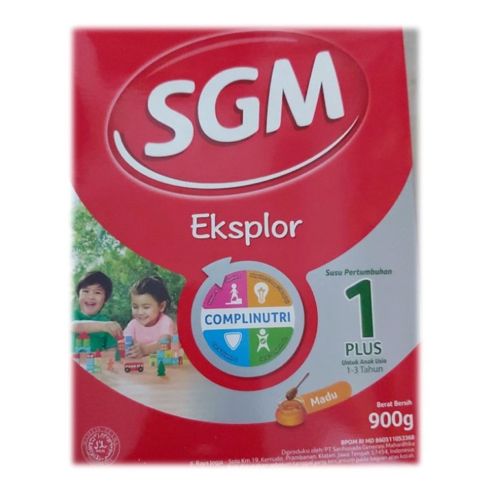 

SGM Eksplor 1Plus / SGM 1+ 900g Madu/Vanila