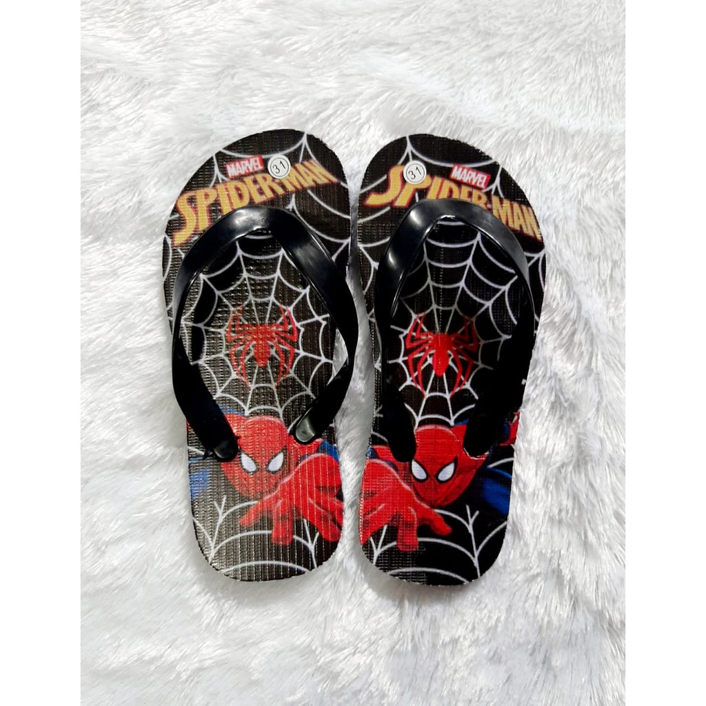 Sandal Anak Printing Spiderman Laki-laki