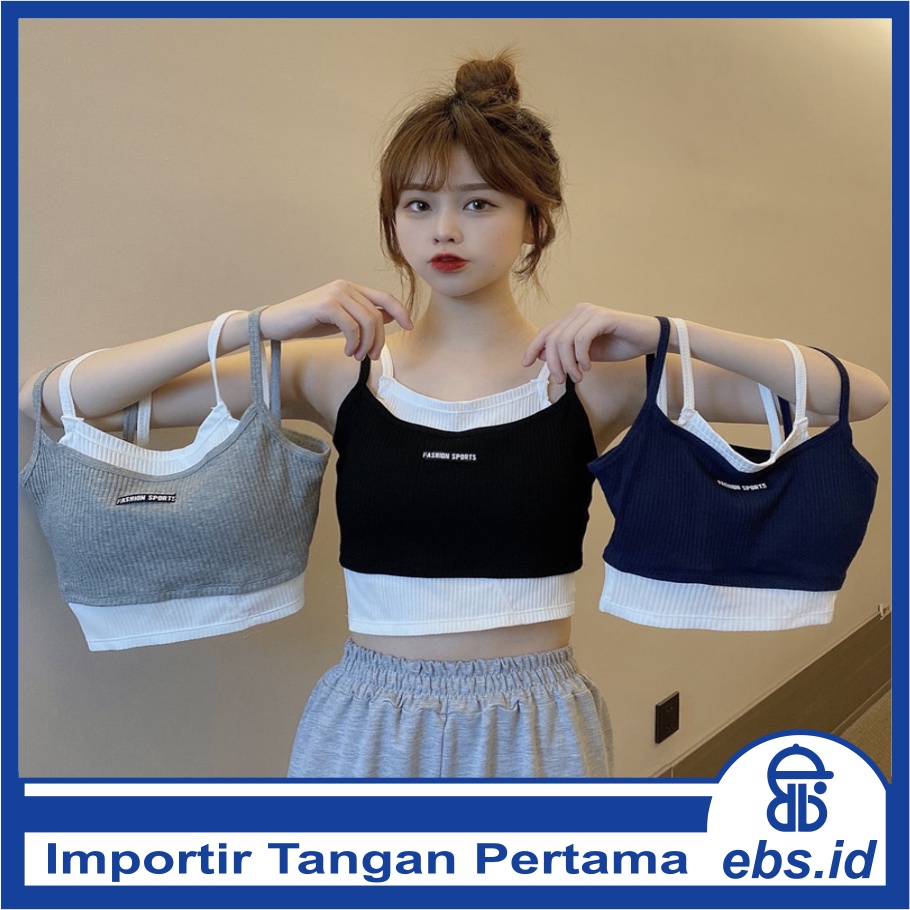 𝐄𝐁𝐒 ✅ PW138 Bra Wanita Tanpa Kawat Fashion Wanita Simple Nyaman Import COD