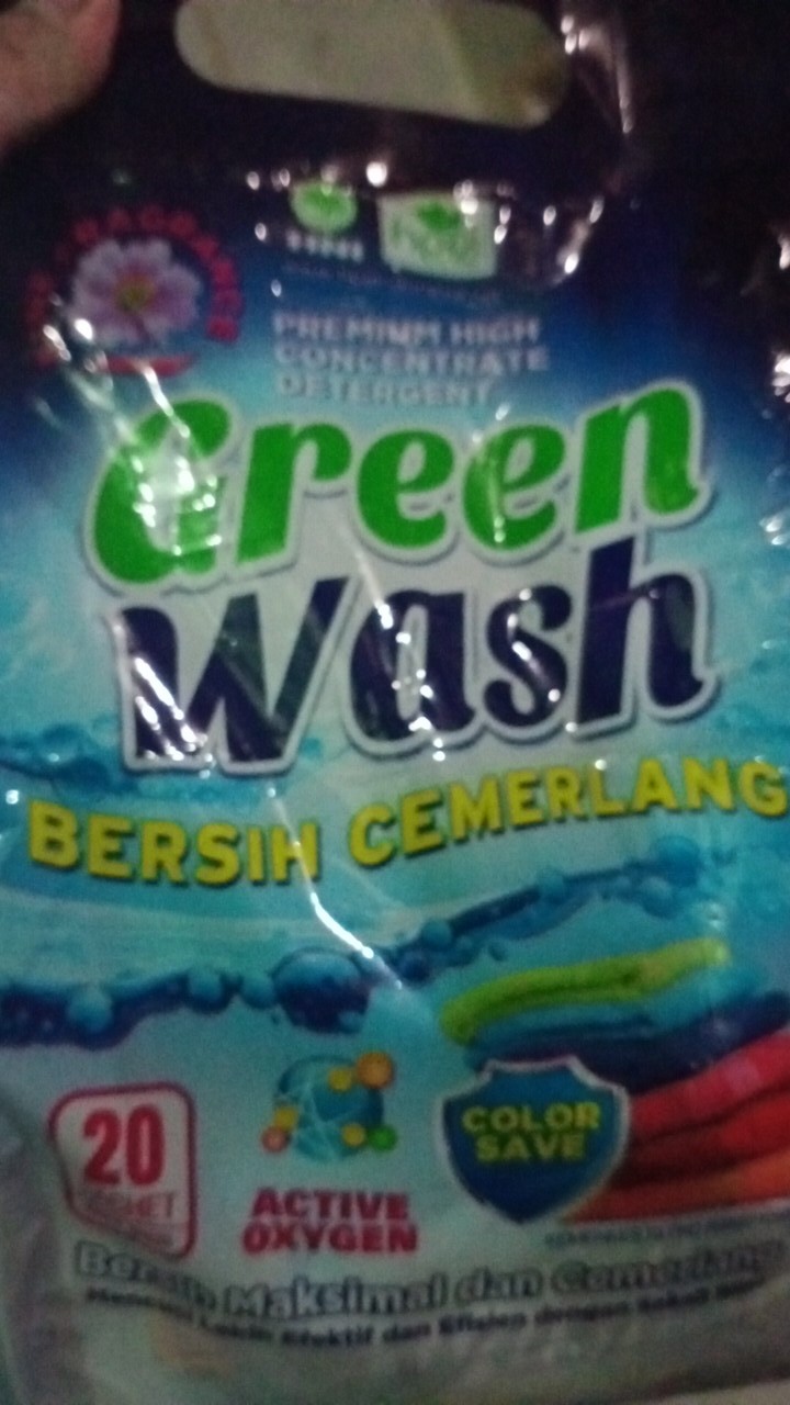 Green Wash Deterjen Hni Hpai
