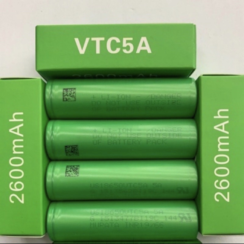 Jual BATERAI SONY VTC5A VTC 5A MURATA VTC5A 18650 2600MAH 25A Shopee Indonesia