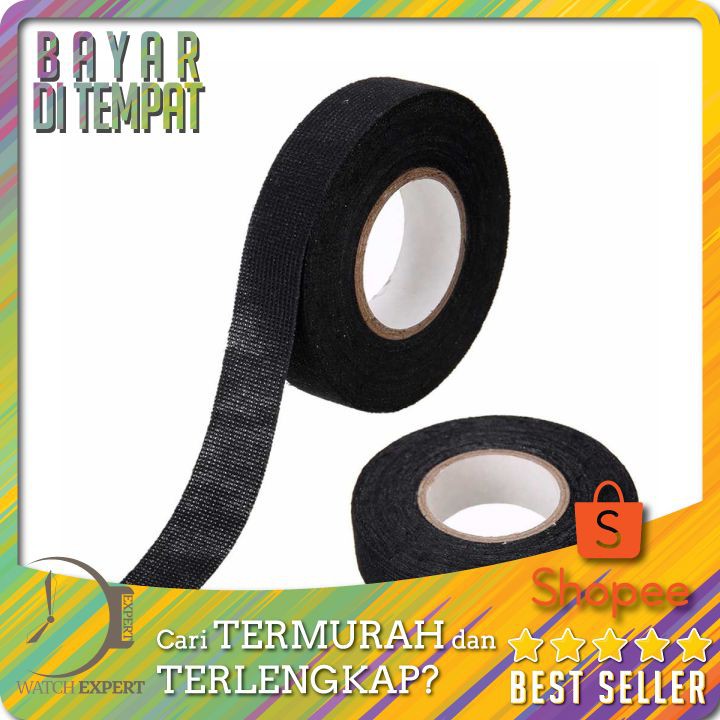 TERLARIS Lakban Kabel Listrik Adhesive Cloth Wiring Tape 19mm Mayitr AG BI02980