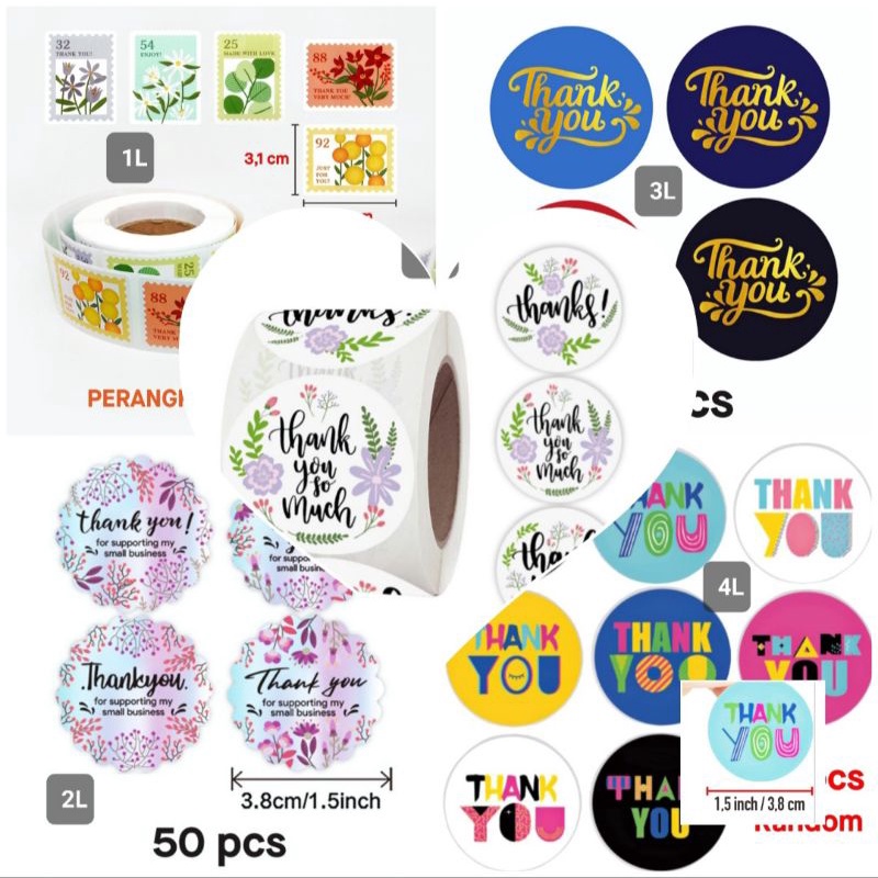

minimal 3 paket stiker uk 3.8cm paket ecer isi 50pcs, stiker murah, stiker olshop