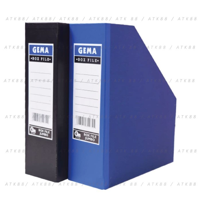 File-Box- Gema Box File Matt Biru/Hitam -Box-File.