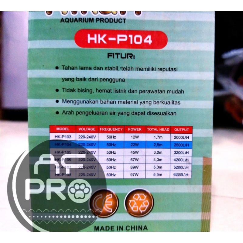 PROMO MURAH Pompa Kolam Aquarium HIKARI P 104