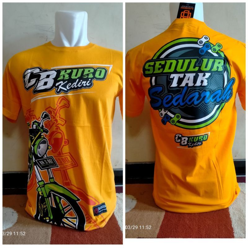 KAOS DISTRO MOTOR CB / HONDA ZONA CB / CB SAKLAWASE NYEBE YUX DISTRO