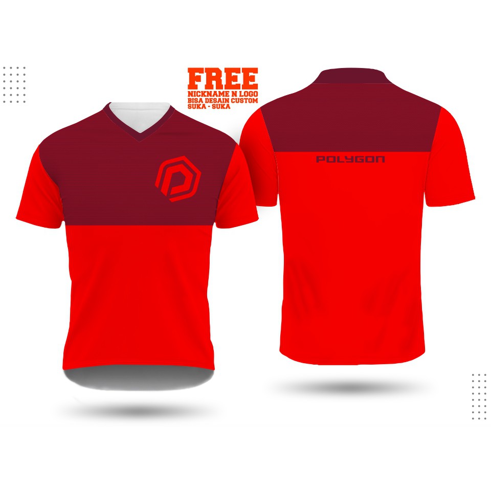 Jersey sepeda kaos polygon baju mtb mountain bike