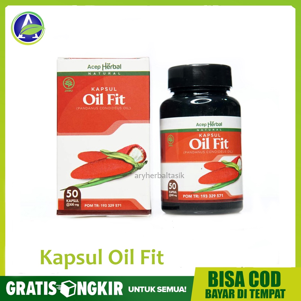 Kapsul Oil Fit Suplemen Buah Merah ASLI Multikhasiat di Tasikmalaya Bergaransi HALAL & Legal BPOM Bi