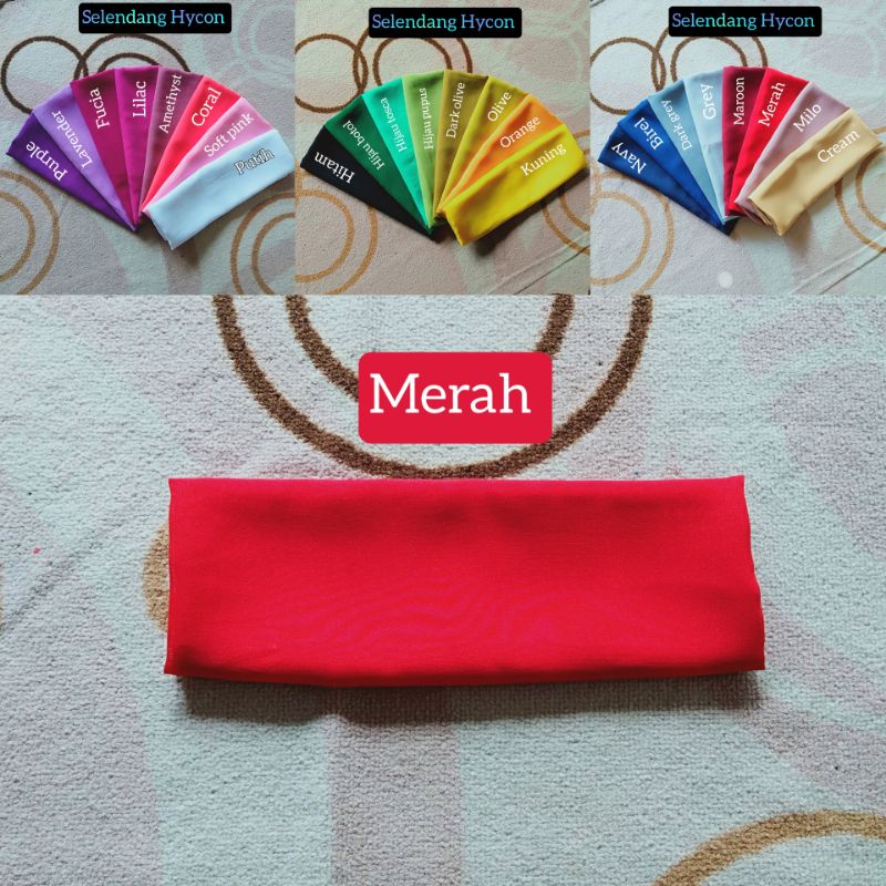 Selendang Hycon-Merah