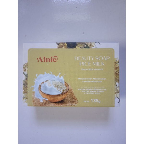 Sabun Ainie Beauty Soap Rice Milk 135g