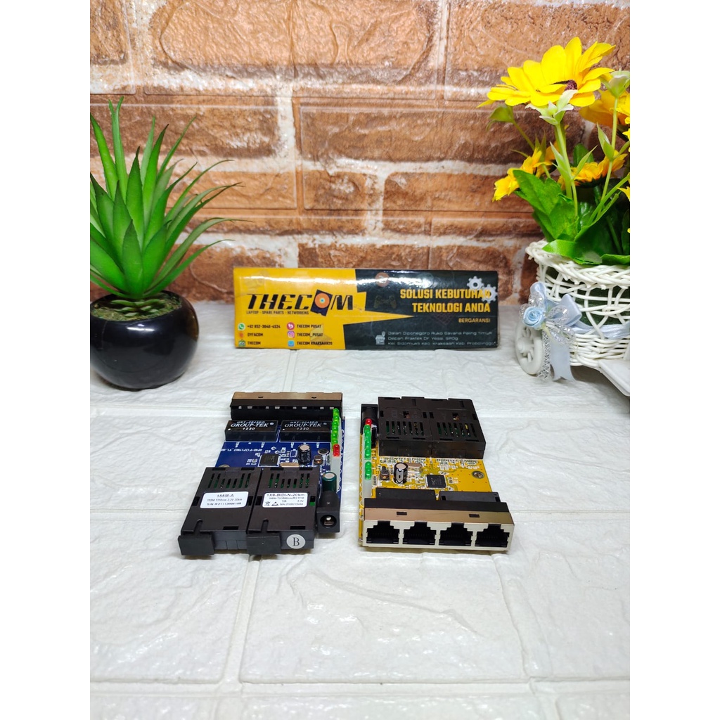 Mobo konverter ethernet fiber switch FO 2SC 4LAN (BOARD ONLY) KONVERTER FO AB/2FO 4LAN