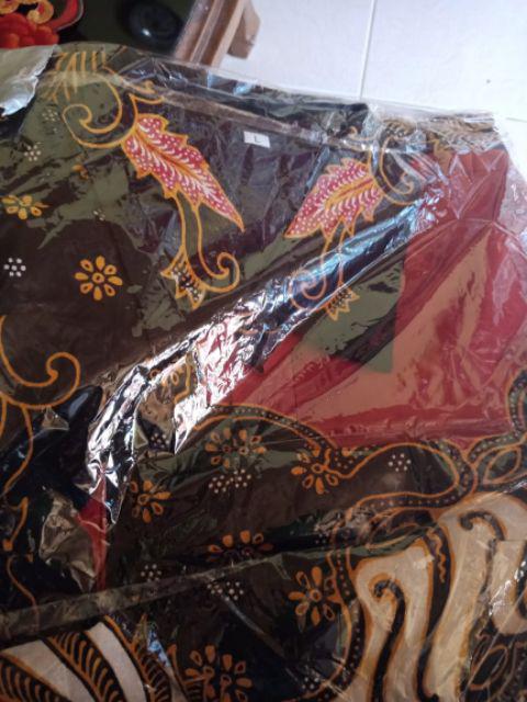 Kemeja Batik Tulis Murai Berlapis Trikot Bahan Katun Primissima Elegan Gagah