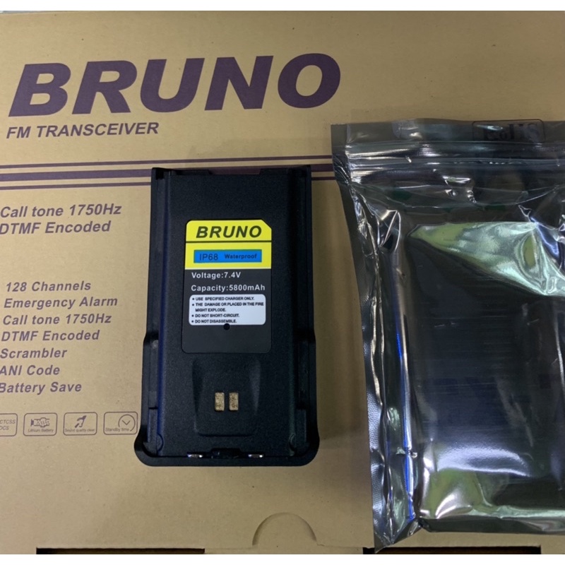 BATERAI HT BRUNO CX-9 waterproof ip68 original