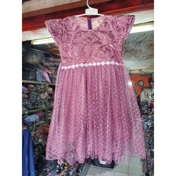 Dress Anak Novita / Dress Pesta Ulang Tahun Anak Usia 2 Thn-15 Thn