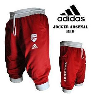 Celana Jogger Training Pendek Pria Wanita Arsenal