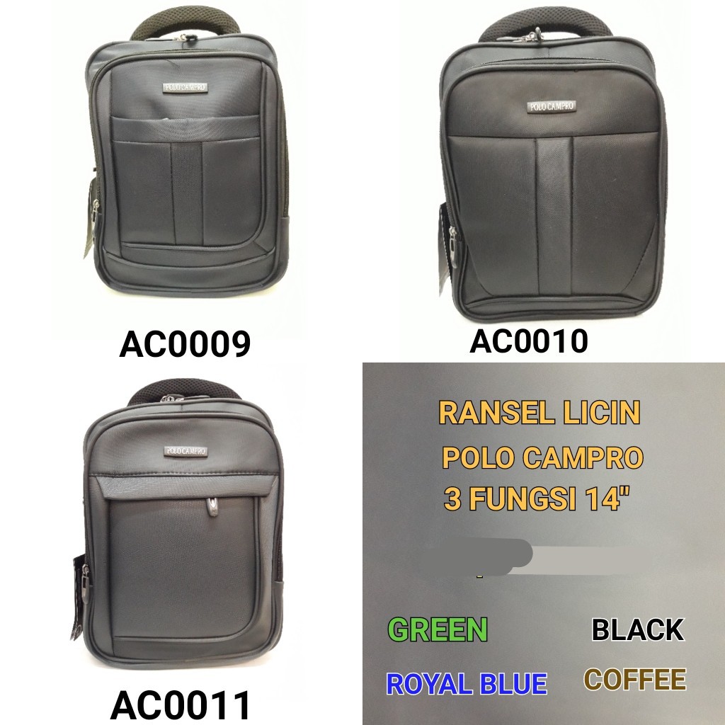 Tas Ransel Punggung Backpack Besar Polo Rover Import Bahan Licin