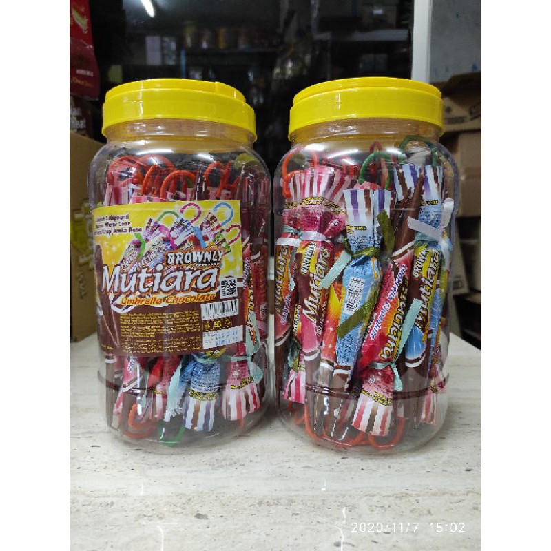 

Mutiara Umbrella Chocolate Toples (1 toples isi 30 pcs) Toiri_store