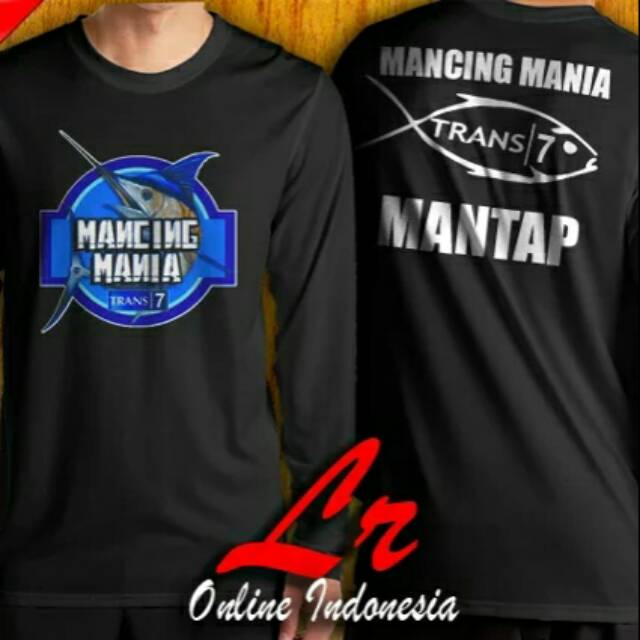 Kaos Mancing Mania Mantap Lengan Pendek