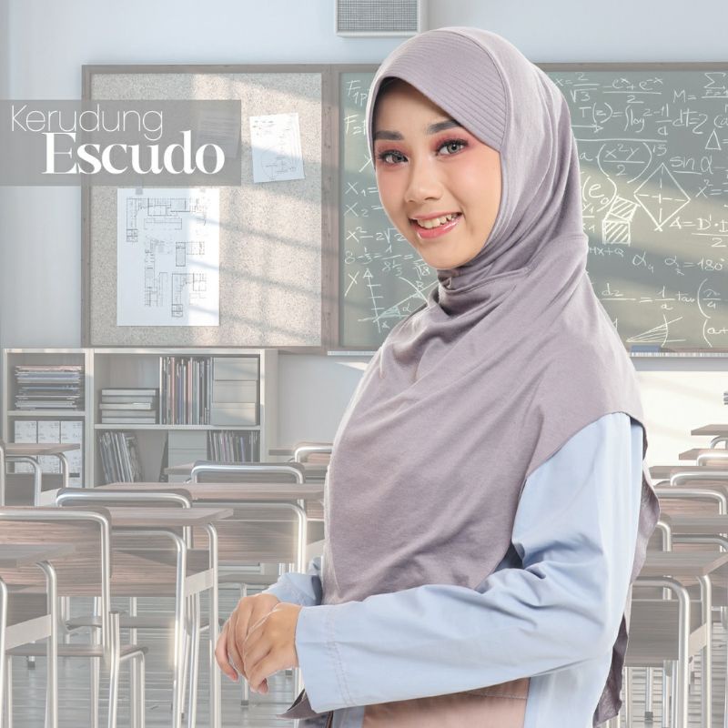 Kerudung Rabbani Sekolah Escudo/Jilbab Sekolah Rabbani ORI