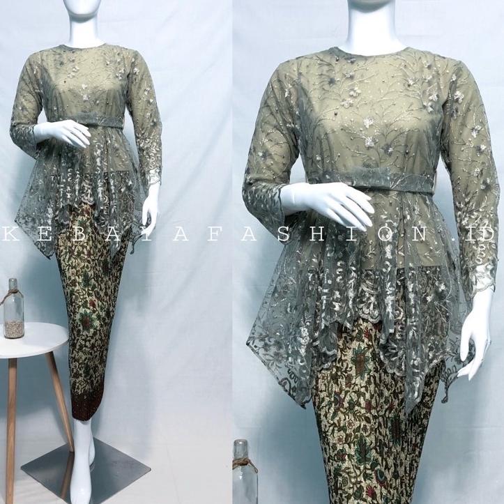 Modern.. Kebaya Modern Stelan kebaya Brukat Kebaya Remaja wisuda Set Kebaya Brokat Couple