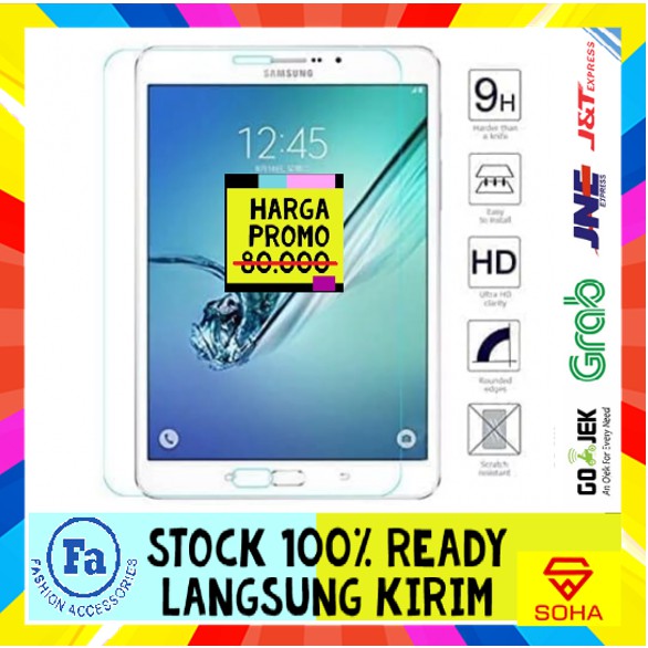 ABT-02 Samsung Tab A 8 Inch 2017 T380 T385 Tempered Glass Screen Protector Anti Gores Kaca