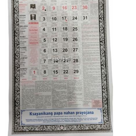 

⭐Rame-Rame Kalender Bali 2023 Dinding