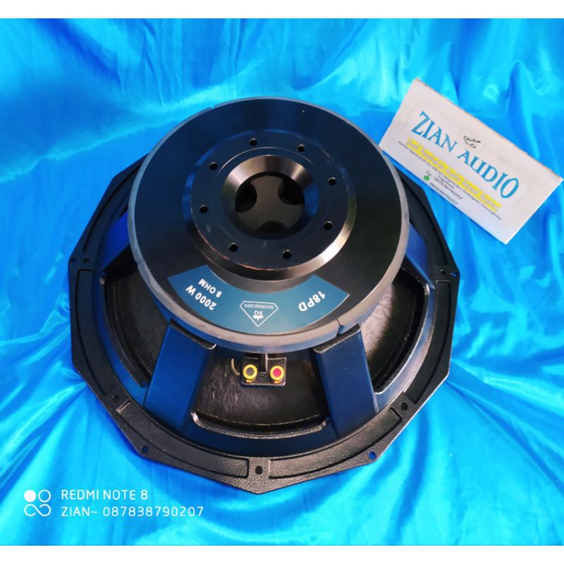 Redy Speaker Komponen 18" Soundqueen 18PD Original VC5"