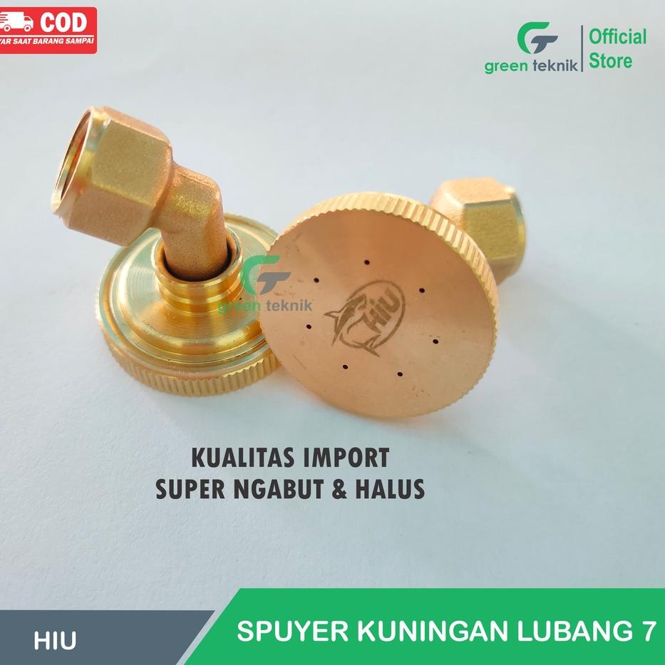 (MURAH) Nozzle Sprayer Spuyer Kuningan Hiu Lubang 7 Import