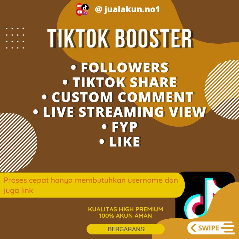 FOLLOWER Tiktok Indonesia Real Aktif High Premium