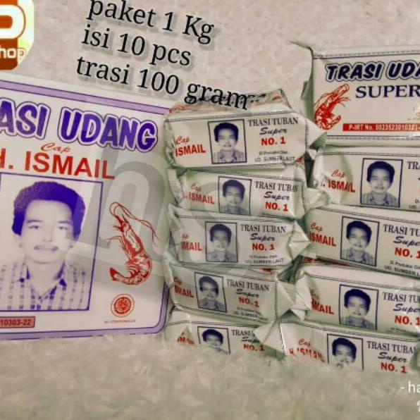 

[KODE BARANG O2] Terasi Udang Tuban H.Ismail 1 Kg Isi 10 pcs Terasi
