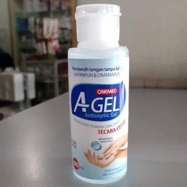 Ready stok! One Med A Gel Aseptic 100 ml hand sanitizer sanitiser antiseptik