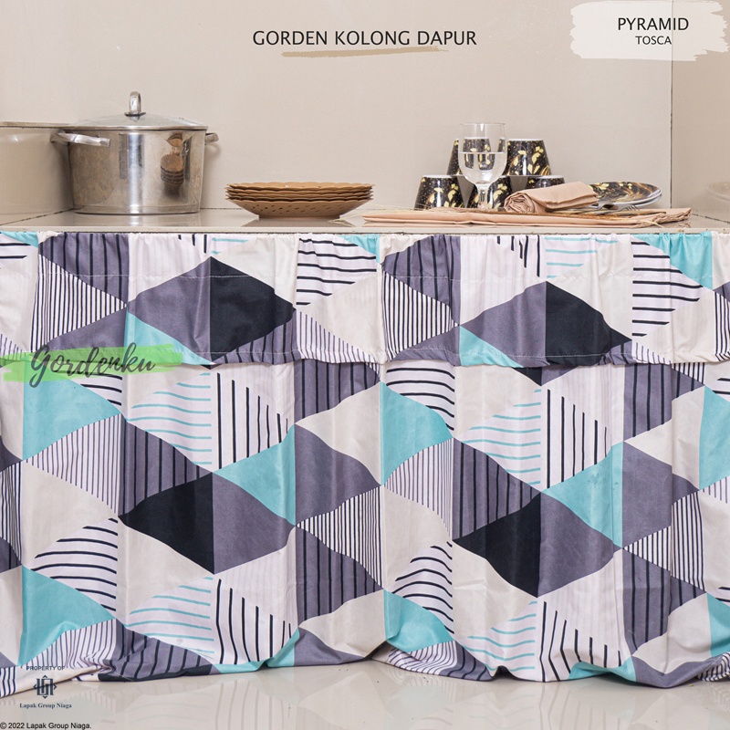 gorden kolong dapur minimalis poni