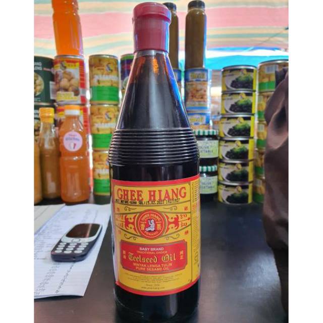 

680ML MINYAK WIJEN GHEE HIANG BESAR PURE SESAME OIL BABY BRAND